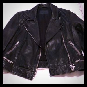 Leather All Saints Jacket